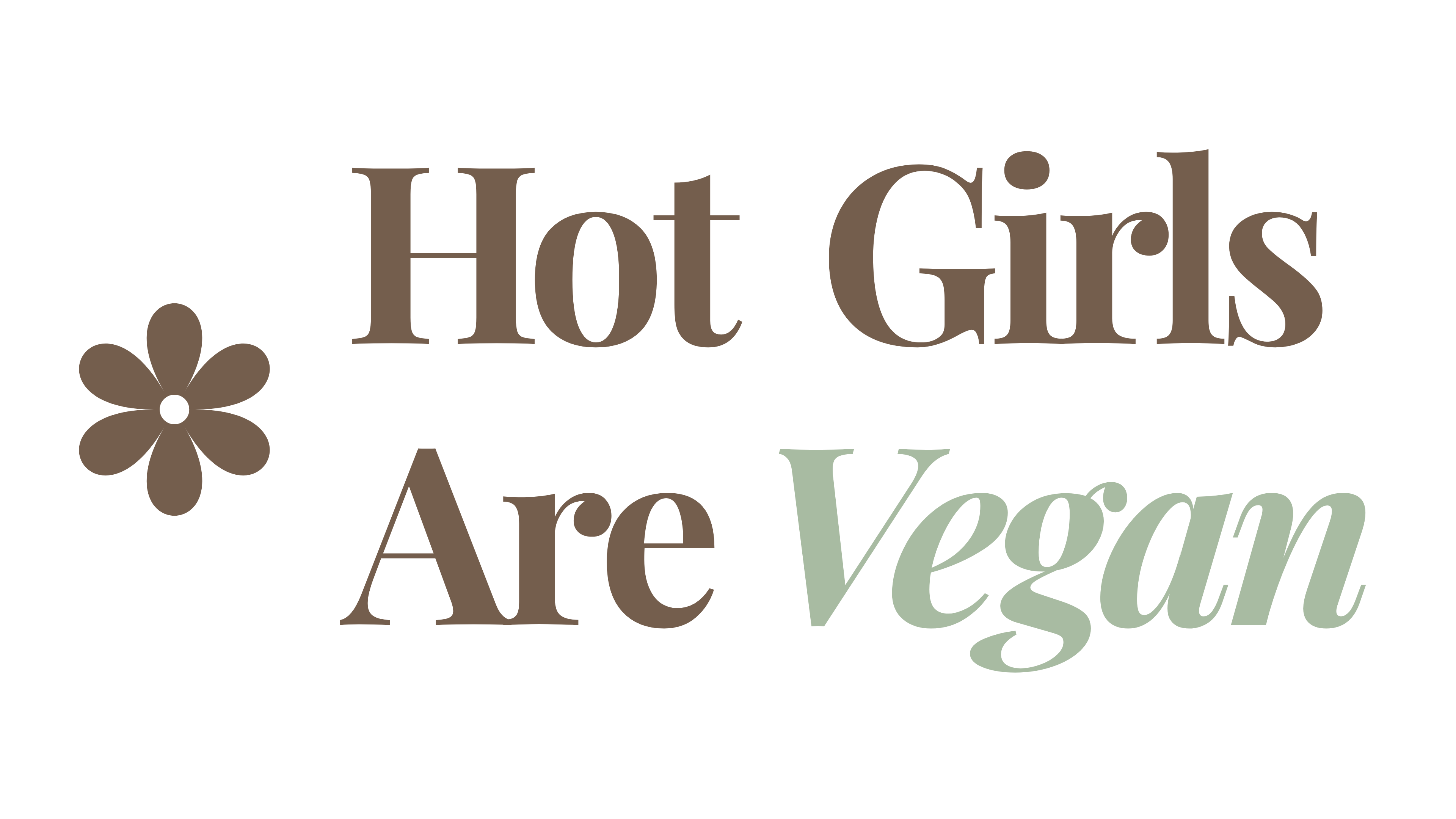 Hot Girls Are Vegan