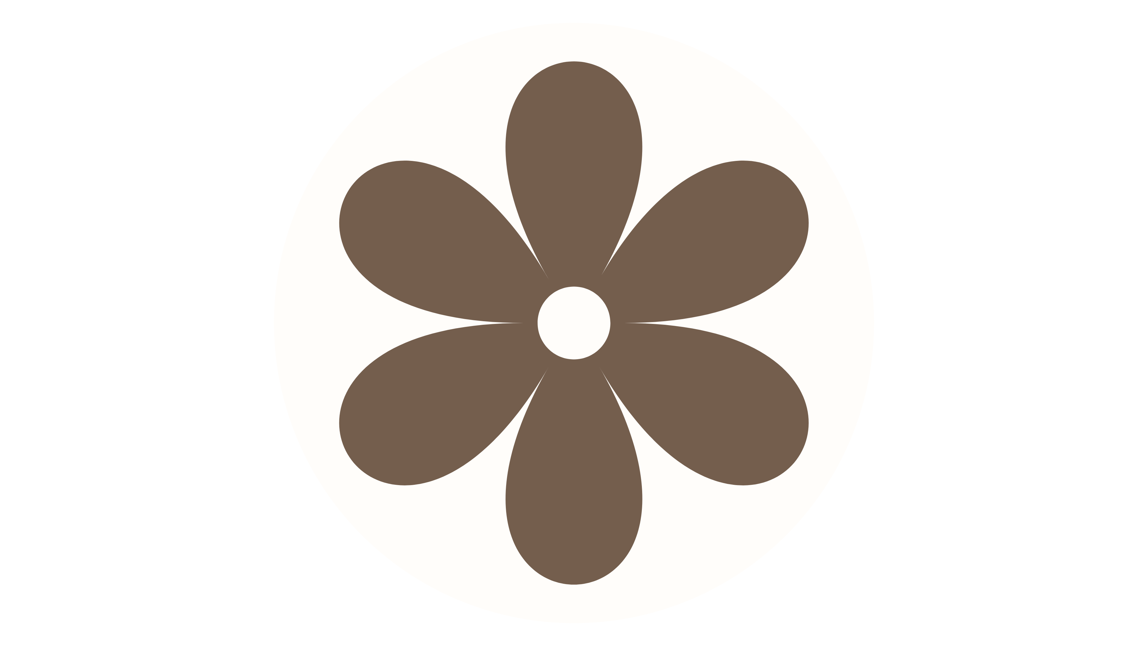 Hot Girls Are Vegan flower logo icon