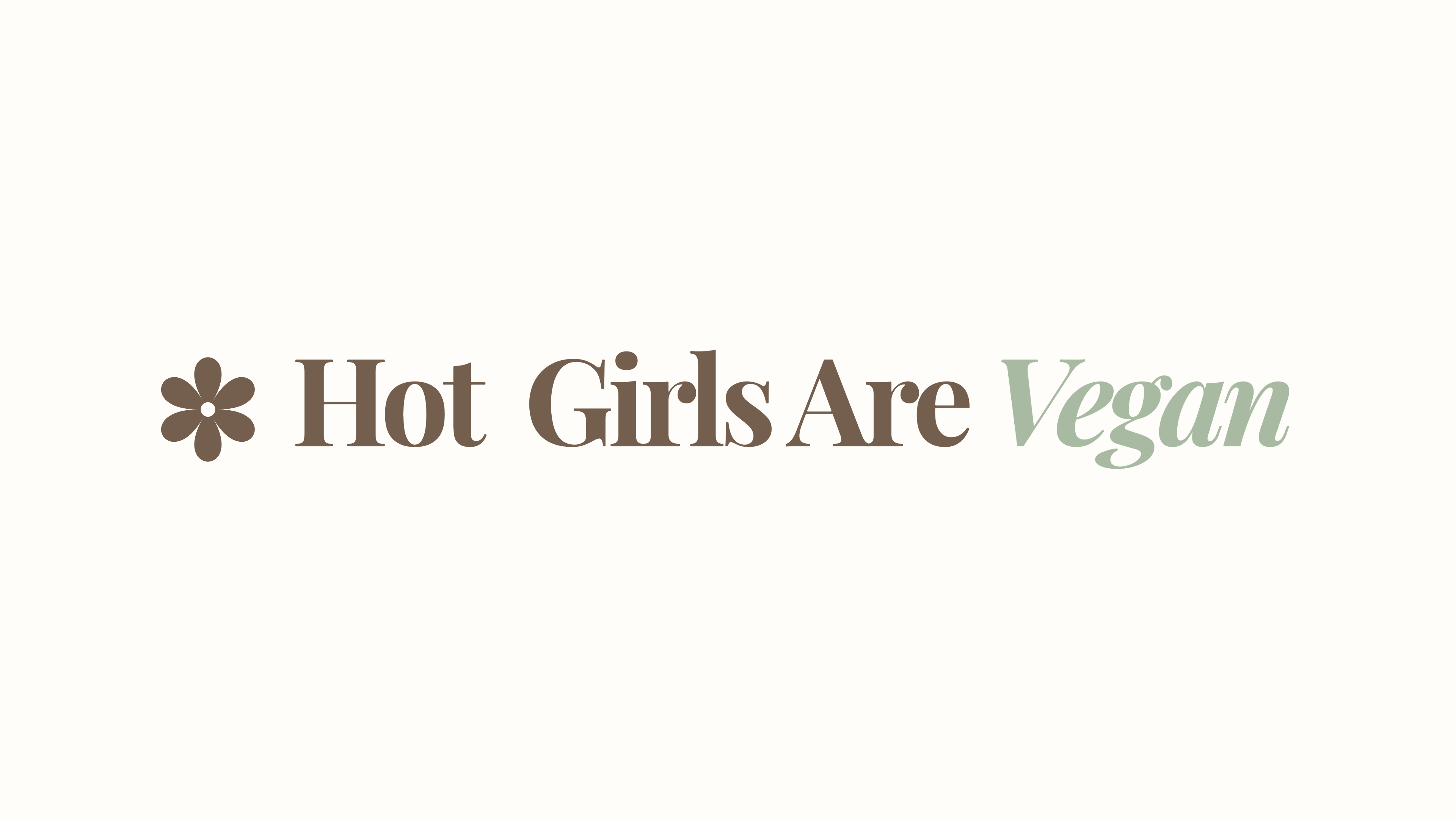 Hot Girls Are Vegan logo